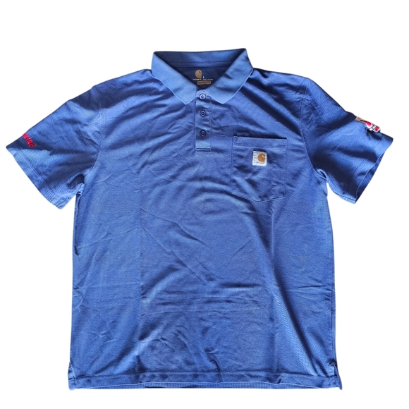 Carhartt Men's Blue Polo Shirt - Picture 1 of 4